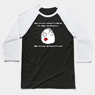 I Wonder Baseball T-Shirt